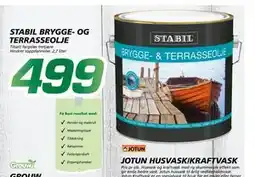 Coop Byggmix STABIL BRYGGE- OG TERRASSEOLJE tilbud