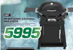 Coop Byggmix WEBER Q2800 GASSGRILL MED STATIV tilbud