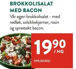Jacobs BROKKOLISALAT MED BACON tilbud