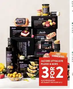 Jacobs JACOBS UTVALGTE PLUKK & MIKS tilbud