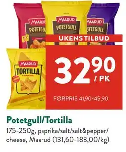 Jacobs Potetgull/Tortilla tilbud