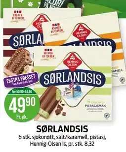 Kiwi SØRLANDSIS tilbud