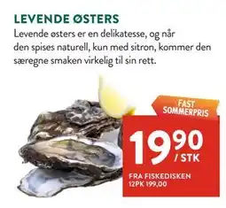 Jacobs LEVENDE ØSTERS tilbud