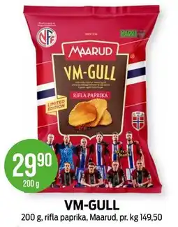 Kiwi VM-GULL tilbud