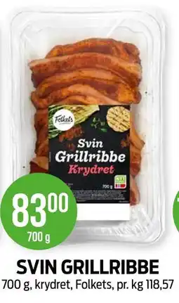 Kiwi SVIN GRILLRIBBE tilbud
