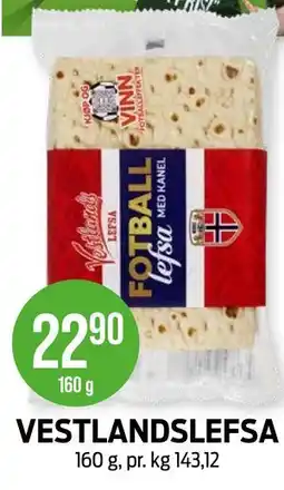 Kiwi VESTLANDSLEFSA tilbud