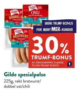 Jacobs Gilde spesialpølse tilbud