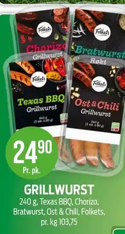 Kiwi GRILLWURST tilbud