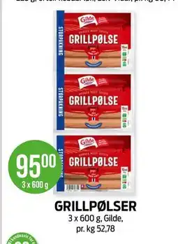 Kiwi GRILLPØLSER tilbud