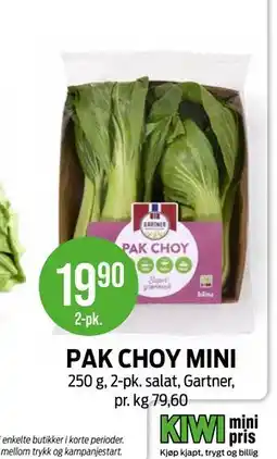Kiwi PAK CHOY MINI tilbud
