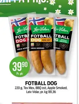 Kiwi FOTBALL DOG tilbud