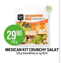 Kiwi MEXICAN KIT CRUNCHY SALAT tilbud