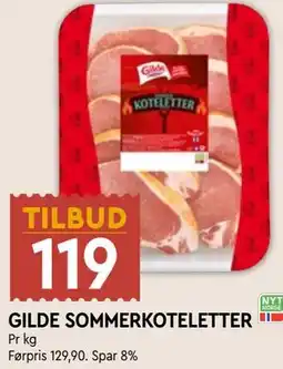 Coop Mega GILDE SOMMERKOTELETTER tilbud