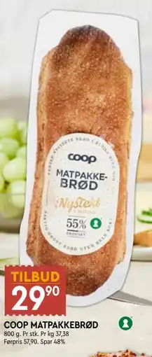 Coop Mega COOP MATPAKKEBRØD tilbud