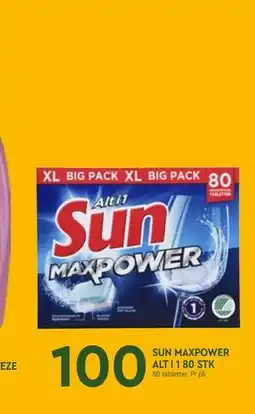 Coop Mega SUN MAXPOWER ALT I 1 80 STK tilbud