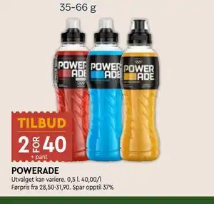 Coop Mega POWERADE tilbud