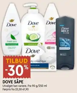 Coop Mega DOVE SÅPE tilbud
