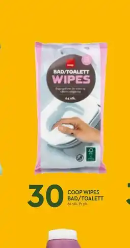 Coop Mega COOP WIPES BAD/TOALETT tilbud