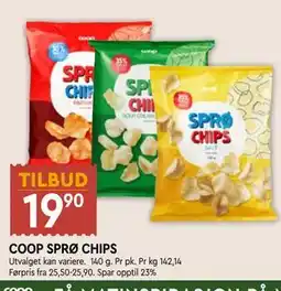 Coop Mega COOP SPRØ CHIPS tilbud