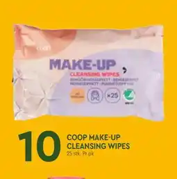 Coop Mega COOP MAKE-UP CLEANSING WIPES tilbud