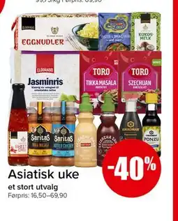 Spar Asiatisk uke tilbud