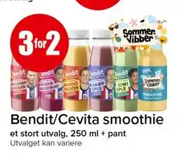 Spar Bendit/Cevita smoothie tilbud