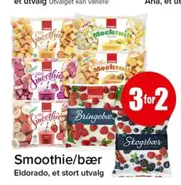 Spar Smoothie/bær tilbud