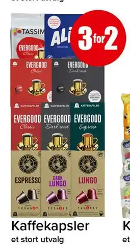 Spar Kaffekapsler tilbud