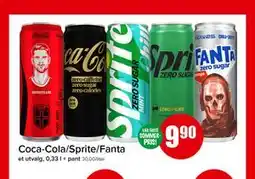 Spar Coca-Cola/Sprite/Fanta tilbud