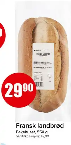 Spar Fransk landbrød tilbud