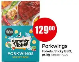 Spar Porkwings tilbud