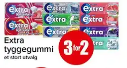 Spar Extra tyggegummi tilbud
