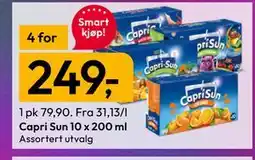 Gigaboks Capri Sun 10 x 200 ml tilbud