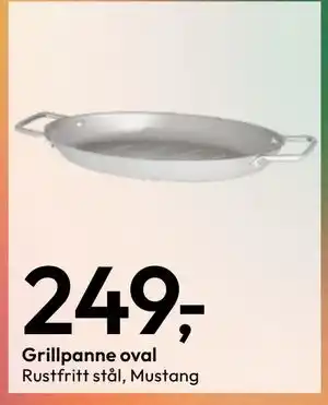 Gigaboks Grillpanne oval tilbud