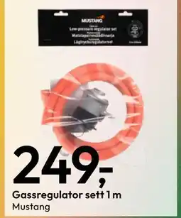 Gigaboks Gassregulator sett 1 m tilbud