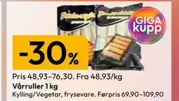 Gigaboks Vårruller 1 kg tilbud