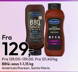 Gigaboks BBQ-saus 1-1,15 kg tilbud