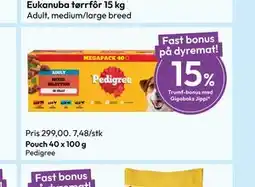 Gigaboks Pouch 40 x 100 g tilbud