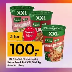 Gigaboks Knorr Snack Pot XXL 88–93 g tilbud