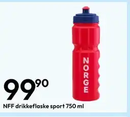 Gigaboks NFF drikkeflaske sport 750 ml tilbud