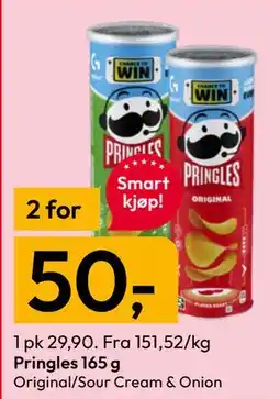 Gigaboks Pringles 165 g tilbud
