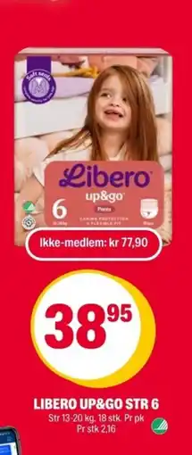 Coop Extra Libero up&go str 6 tilbud