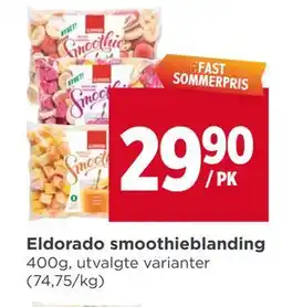 Meny Eldorado smoothieblanding tilbud