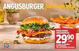Meny FERSK NORSK ANGUSBURGER tilbud