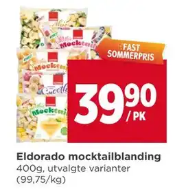 Meny Eldorado mocktailblanding tilbud