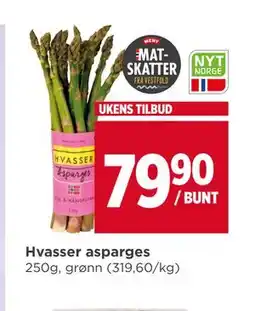 Meny Hvasser asparges tilbud