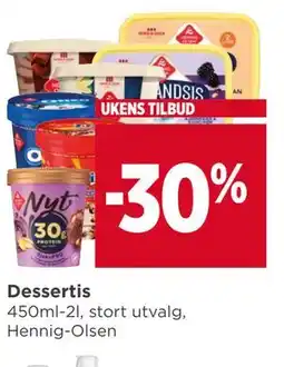 Meny Dessertis tilbud