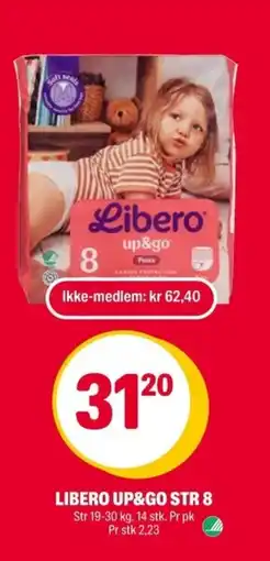 Coop Extra Libero up&go str 8 tilbud