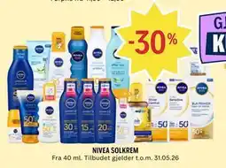 Coop Prix NIVEA SOLKREM tilbud