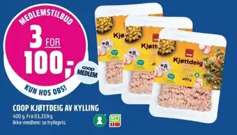 Coop kjøttdeig av kylling